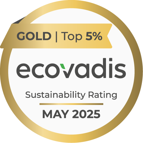 Médaille Ecovadis - Gold - May 2025